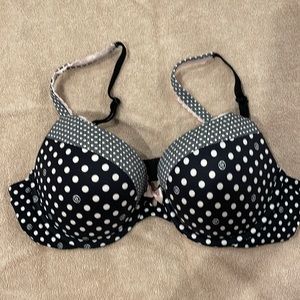 Body by Victoria VS 36B padded bra, like new pink/black